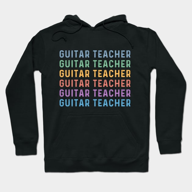 Guitar Teacher Definition Musician Music Guitar teaching Hoodie by Printopedy